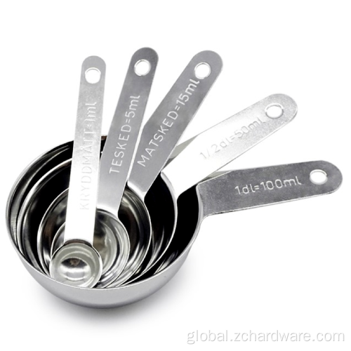 Measuring Spoon Metal Measuring Cups And Spoons Set For Baking Manufactory